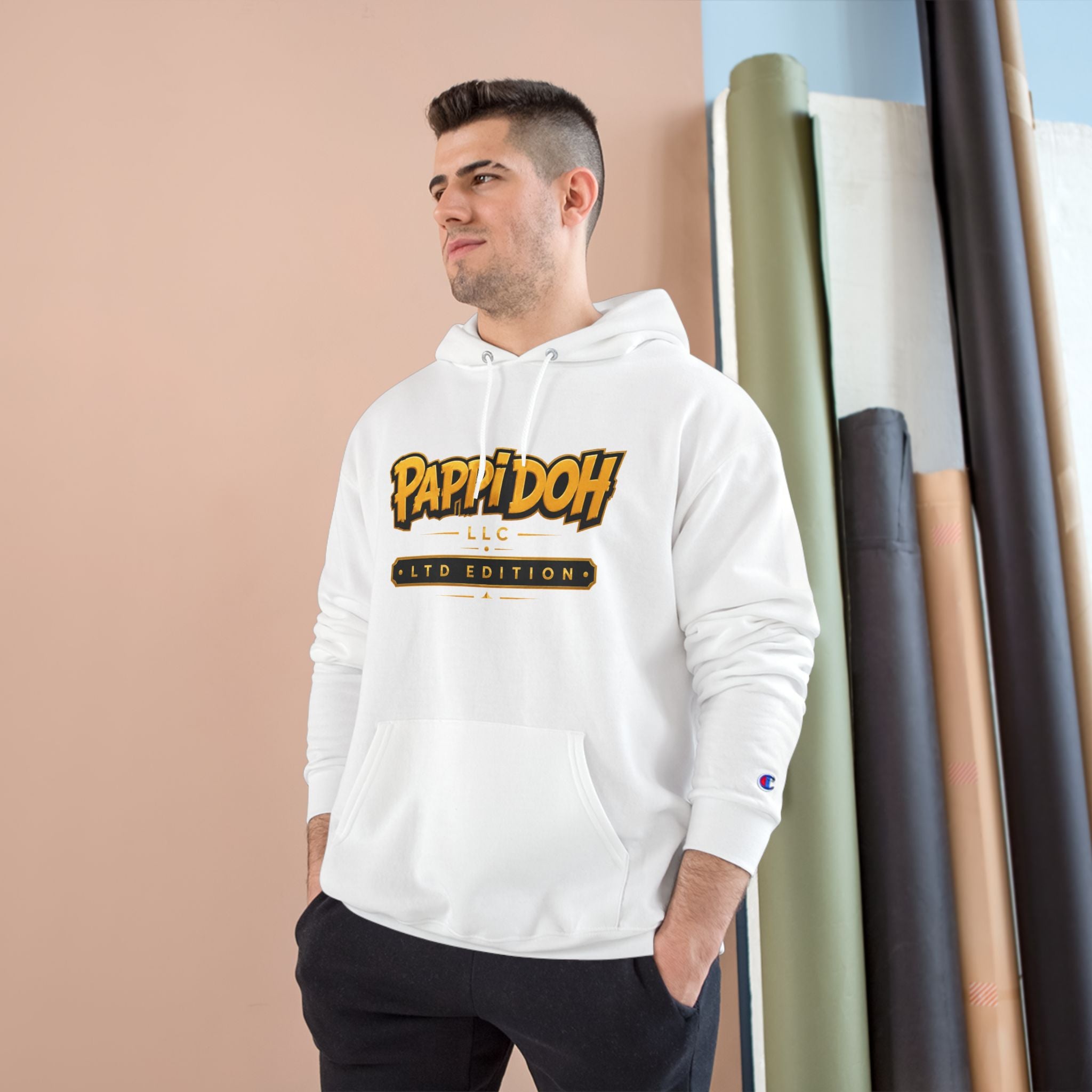 Hoodie — Pappi Doh LTD Edition Champion Logo Pullover
